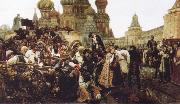 Vasily Surikov The Morning of the Execution of the Streltsy France oil painting artist